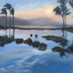 oil painting Hawaii Maui sunset ocean
