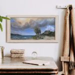 Cottage on Turtle Cove framed on wall